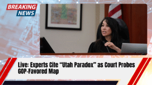 Read more about the article Live: Experts Cite “Utah Paradox” as Court Probes GOP-Favored Map