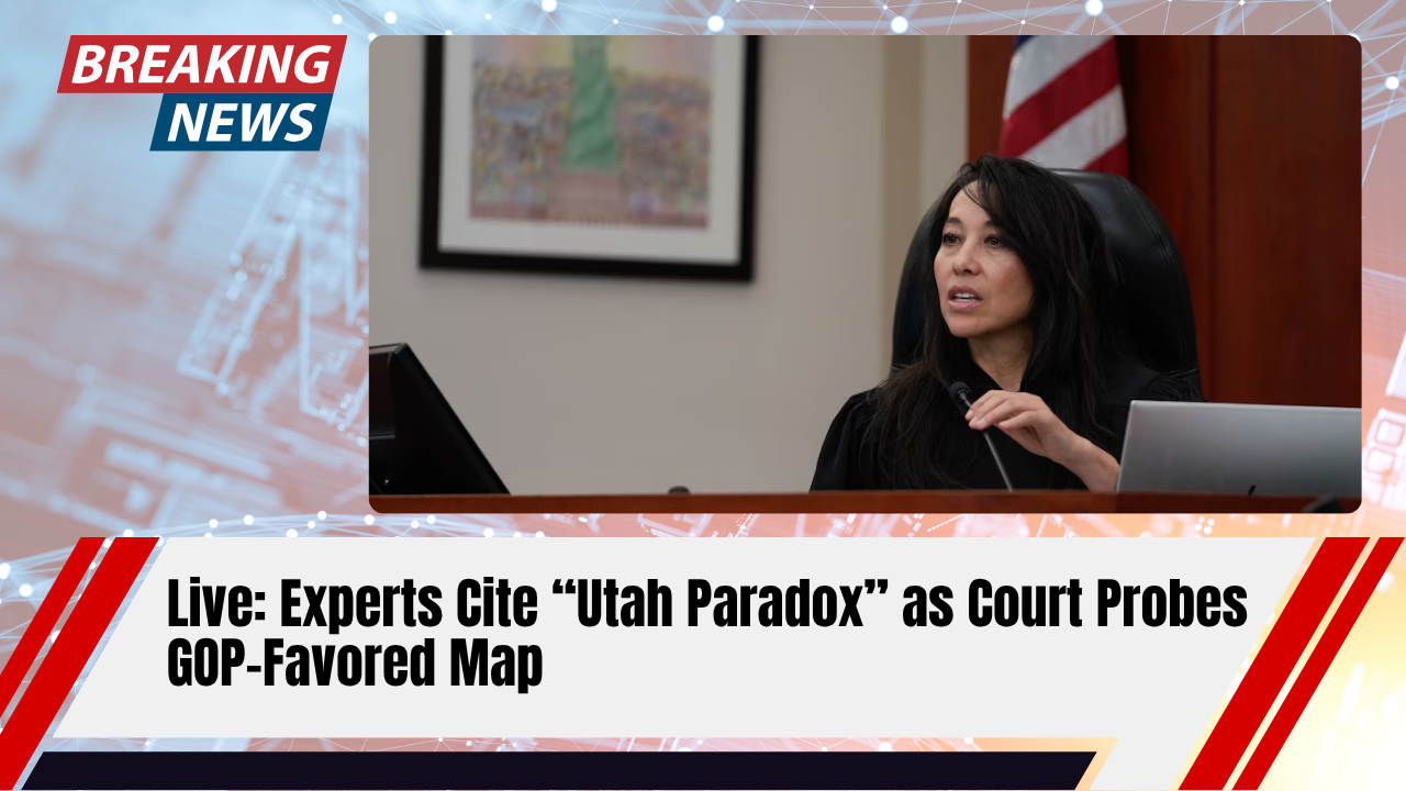 You are currently viewing Live: Experts Cite “Utah Paradox” as Court Probes GOP-Favored Map