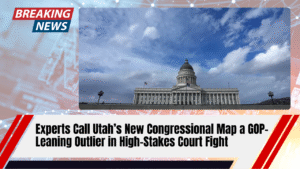 Read more about the article Experts Call Utah’s New Congressional Map a GOP-Leaning Outlier in High-Stakes Court Fight