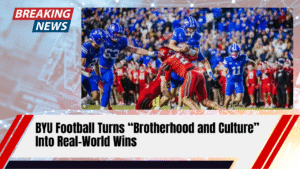 Read more about the article BYU Football Turns “Brotherhood and Culture” Into Real-World Wins