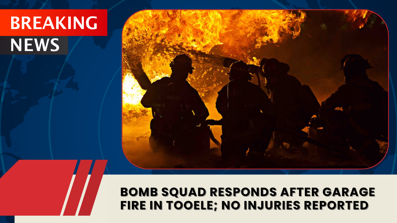 You are currently viewing Bomb Squad Responds After Garage Fire in Tooele; No Injuries Reported