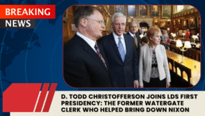 Read more about the article D. Todd Christofferson Joins LDS First Presidency: The Former Watergate Clerk Who Helped Bring Down Nixon