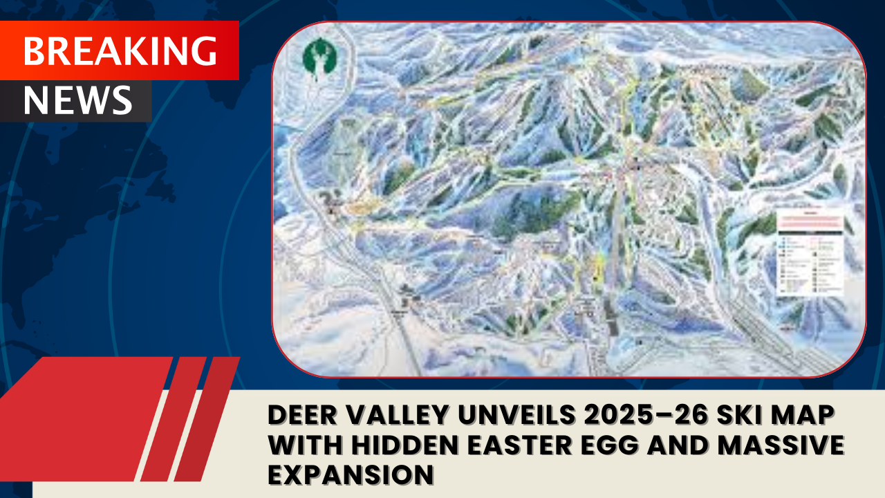 You are currently viewing Deer Valley Unveils 2025–26 Ski Map with Hidden Easter Egg and Massive Expansion