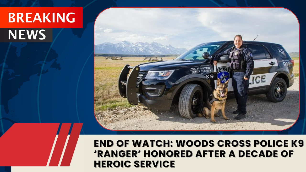 You are currently viewing End of Watch: Woods Cross Police K9 ‘Ranger’ Honored After a Decade of Heroic Service