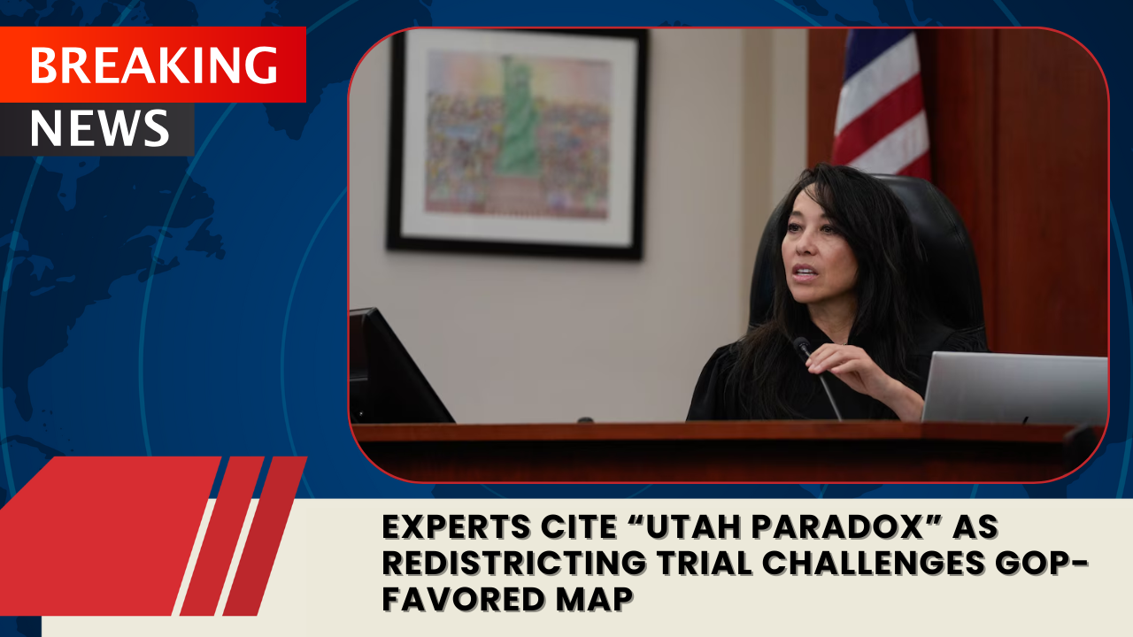 You are currently viewing Experts Cite “Utah Paradox” as Redistricting Trial Challenges GOP-Favored Map