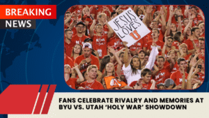 Read more about the article Fans Celebrate Rivalry and Memories at BYU vs. Utah ‘Holy War’ Showdown