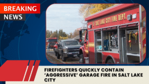 Read more about the article Firefighters Quickly Contain ‘Aggressive’ Garage Fire in Salt Lake City