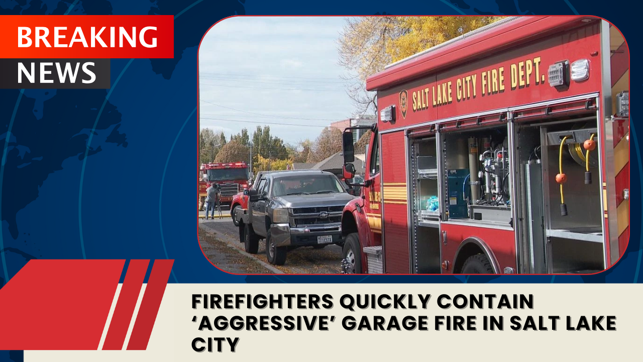 You are currently viewing Firefighters Quickly Contain ‘Aggressive’ Garage Fire in Salt Lake City