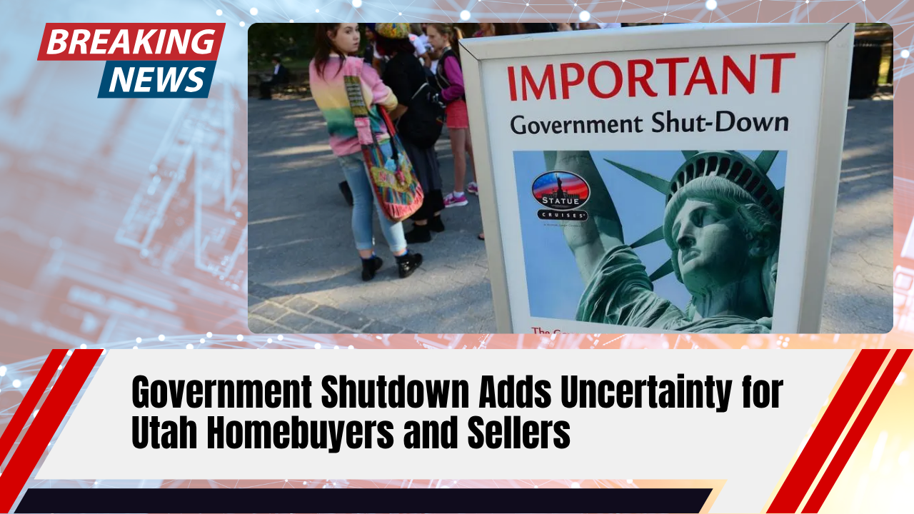 Read more about the article Government Shutdown Adds Uncertainty for Utah Homebuyers and Sellers