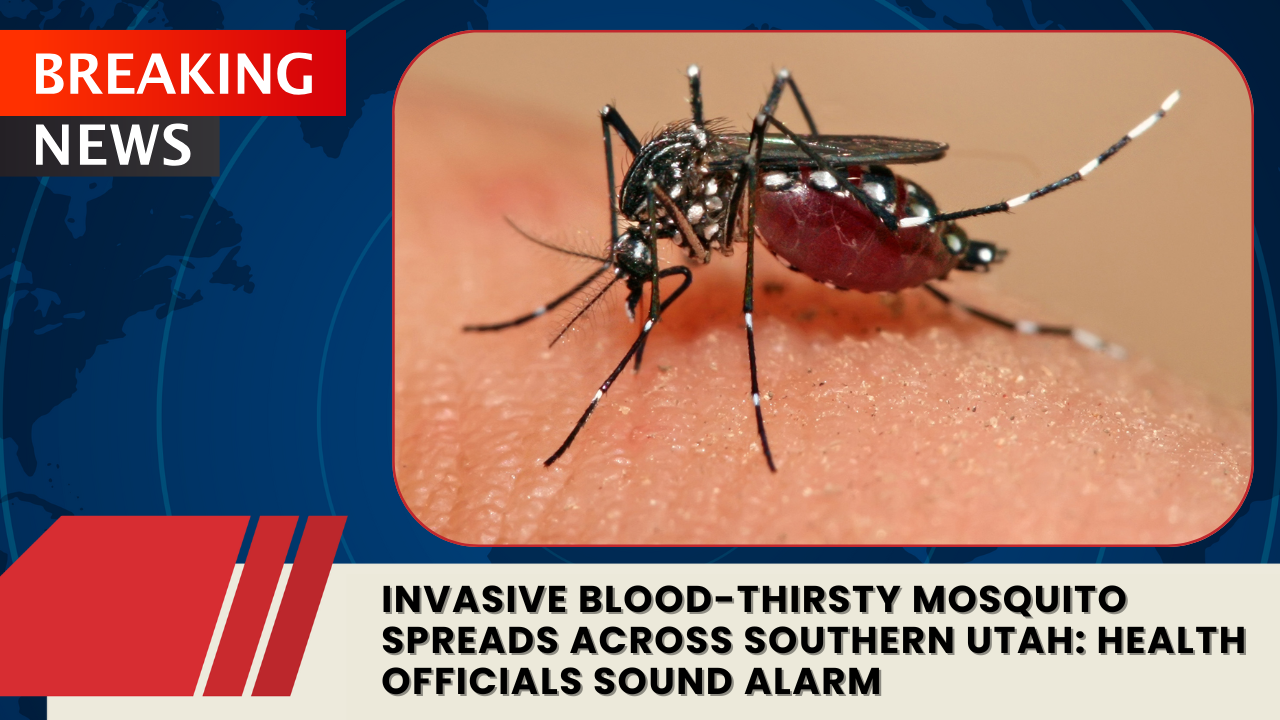 Read more about the article Invasive Blood-Thirsty Mosquito Spreads Across Southern Utah: Health Officials Sound Alarm