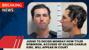 Read more about the article Judge to Decide Monday How Tyler Robinson, Accused of Killing Charlie Kirk, Will Appear in Court