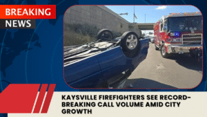 Read more about the article Kaysville Firefighters See Record-Breaking Call Volume Amid City Growth