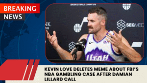 Read more about the article Kevin Love Deletes Meme About FBI’s NBA Gambling Case After Damian Lillard Call