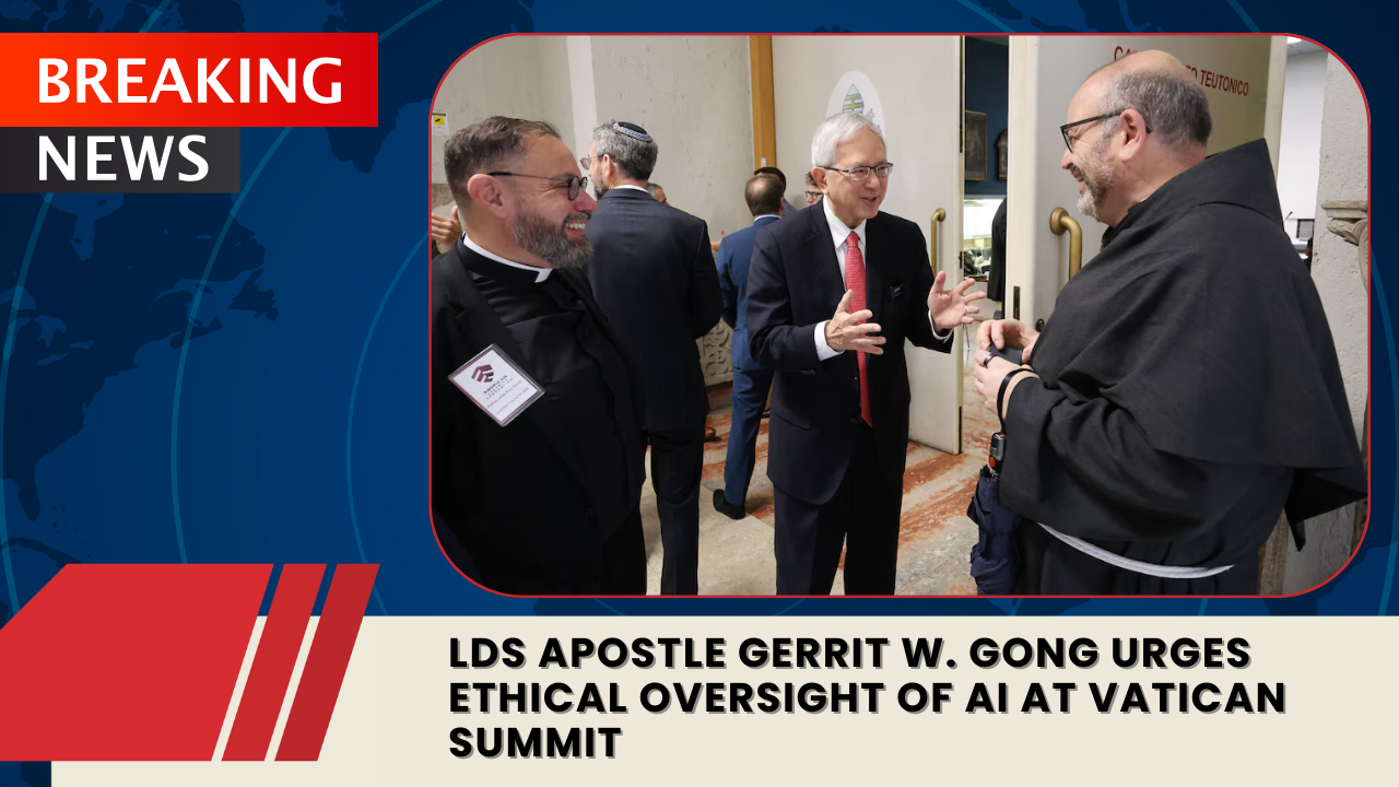 You are currently viewing LDS Apostle Gerrit W. Gong Urges Ethical Oversight of AI at Vatican Summit