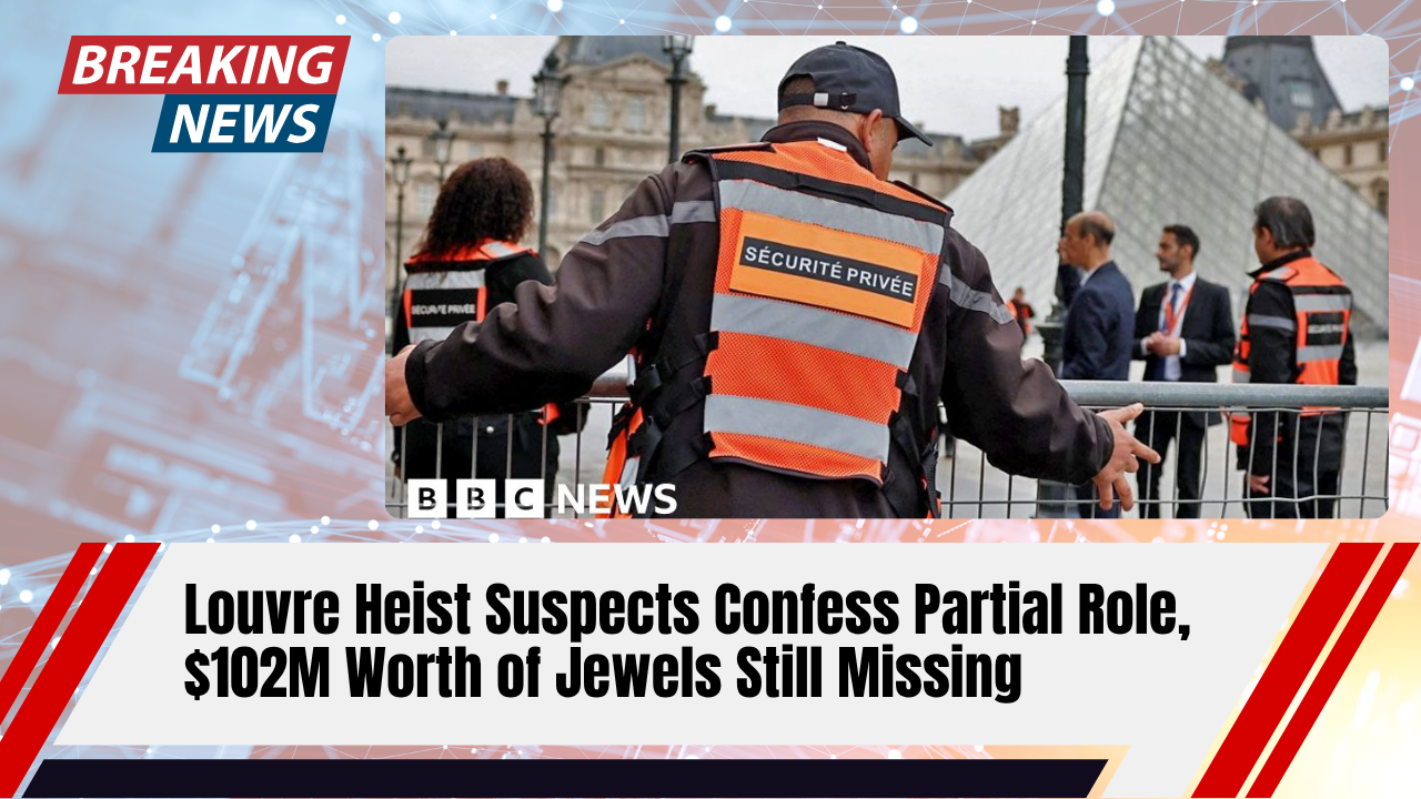 Read more about the article Louvre Heist Suspects Admit Partial Involvement, $102 Million in Stolen Jewels Still Missing