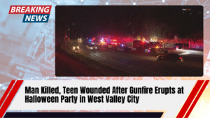 Read more about the article Man Killed, Teen Wounded After Gunfire Erupts at Halloween Party in West Valley City