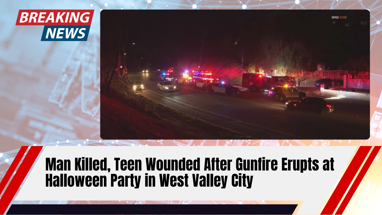 You are currently viewing Man Killed, Teen Wounded After Gunfire Erupts at Halloween Party in West Valley City