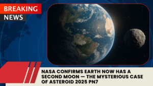 Read more about the article NASA Confirms Earth Now Has a Second Moon — The Mysterious Case of Asteroid 2025 PN7