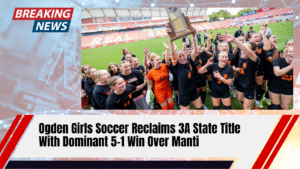Read more about the article Ogden Girls Soccer Reclaims 3A State Title With Dominant 5-1 Win Over Manti