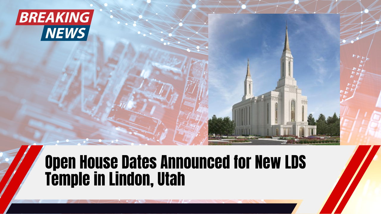 Read more about the article Open House Dates Announced for New LDS Temple in Lindon, Utah