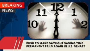 Read more about the article Push to Make Daylight Saving Time Permanent Fails Again in U.S. Senate