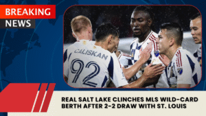 Read more about the article Real Salt Lake Secures Wild-Card Playoff Spot After 2-2 Draw Against St. Louis City