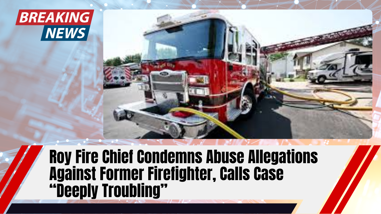 You are currently viewing Roy Fire Chief Condemns Abuse Allegations Against Former Firefighter, Calls Case “Deeply Troubling”