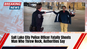 Read more about the article Salt Lake City Police Officer Fatally Shoots Man Who Threw Rock, Authorities Say