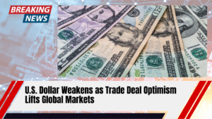 Read more about the article U.S. Dollar Weakens as Trade Deal Optimism Lifts Global Markets