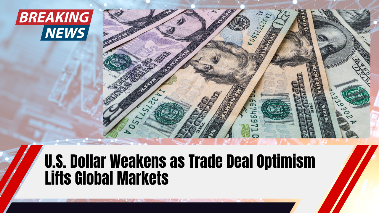 Read more about the article U.S. Dollar Weakens as Trade Deal Optimism Lifts Global Markets