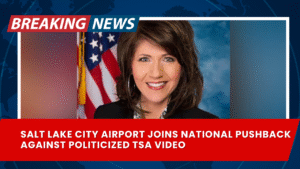 Read more about the article Salt Lake City Airport Joins Others in Rejecting Kristi Noem’s Shutdown Video