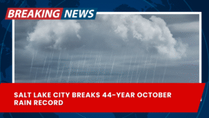 Read more about the article Salt Lake City Sees Record-Breaking Rainfall: More Storms Are Coming