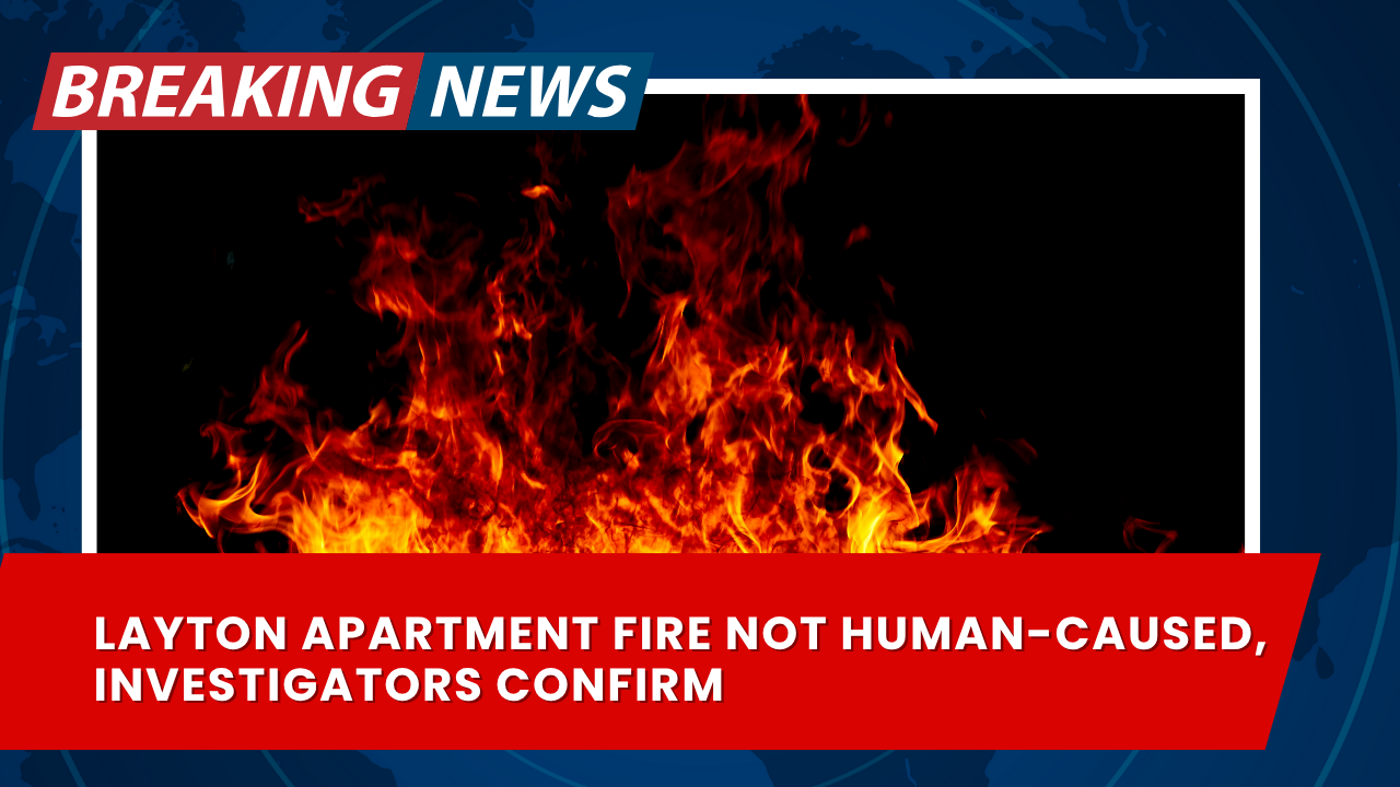 Read more about the article Layton Apartment Fire Not Human-Caused, Investigators Confirm