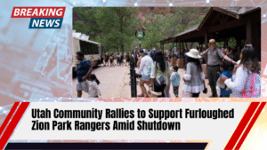 Read more about the article Utah Community Rallies to Support Furloughed Zion Park Rangers Amid Shutdown
