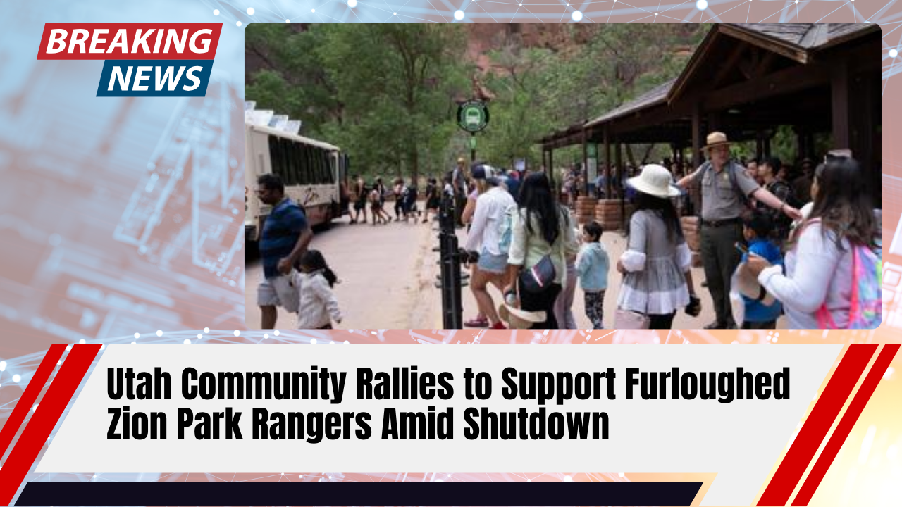 Read more about the article Utah Community Rallies to Support Furloughed Zion Park Rangers Amid Shutdown