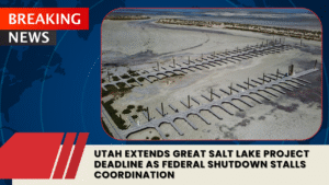 Read more about the article Utah Extends Great Salt Lake Project Deadline as Federal Shutdown Stalls Coordination