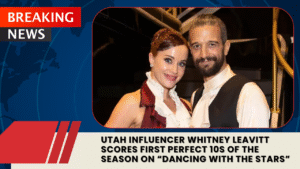 Read more about the article Utah Influencer Whitney Leavitt Scores First Perfect 10s of the Season on “Dancing with the Stars”