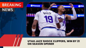 Read more about the article Utah Jazz Shock Clippers, Win by 21 on Season Opener