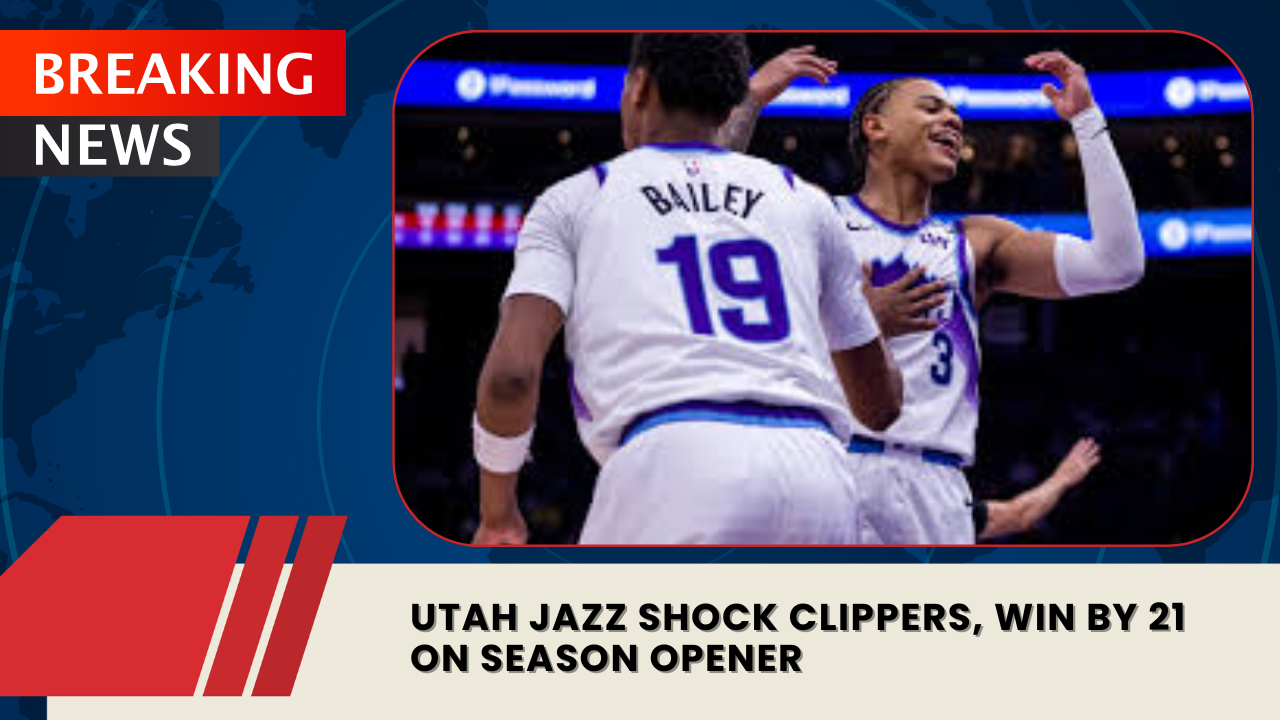You are currently viewing Utah Jazz Shock Clippers, Win by 21 on Season Opener