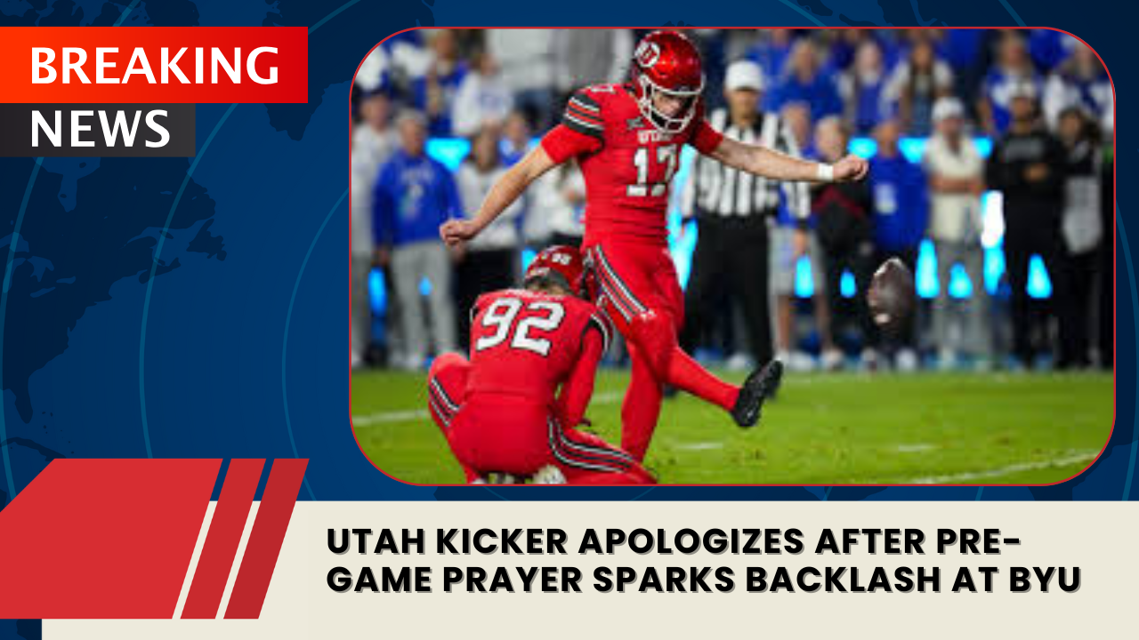 You are currently viewing Utah Kicker Apologizes After Pre-Game Prayer Sparks Backlash at BYU
