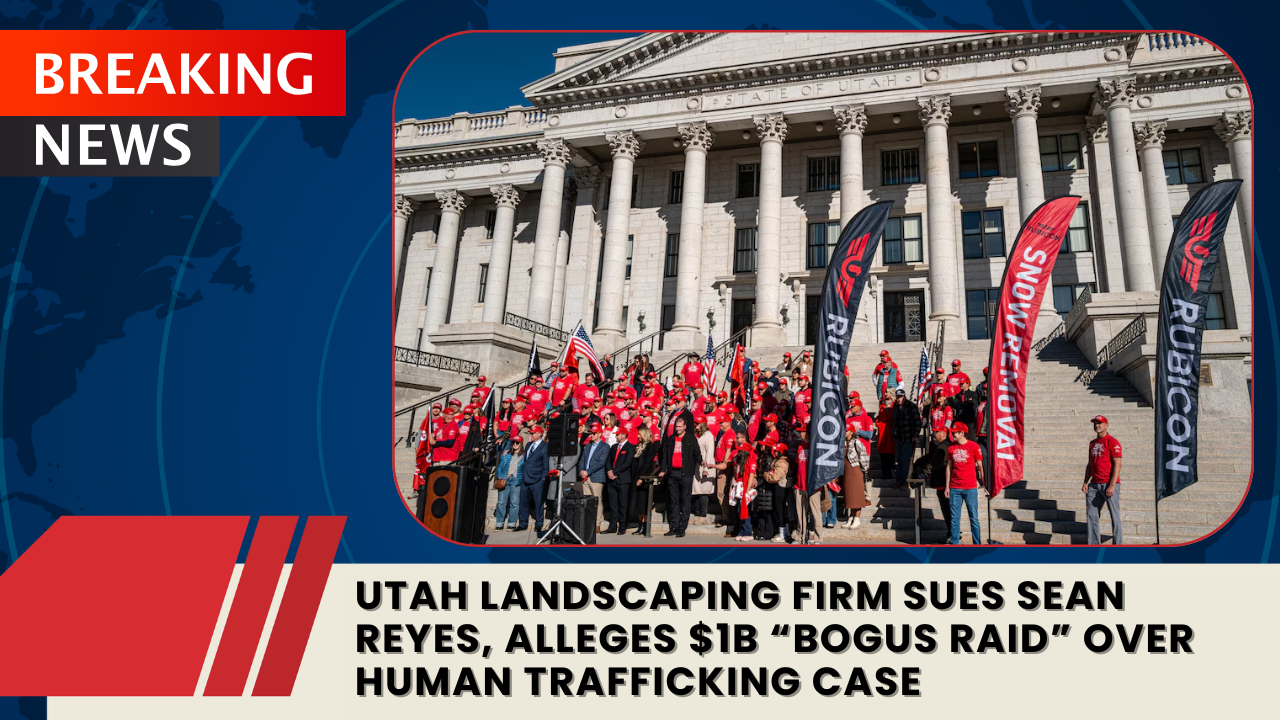 Read more about the article Utah Landscaping Firm Sues Attorney General Sean Reyes, Alleges $1 Billion ‘Bogus Raid’ Tied to Human Trafficking Case