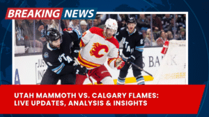 Read more about the article Utah Mammoth vs. Calgary Flames: Live Updates, Analysis & Insights
