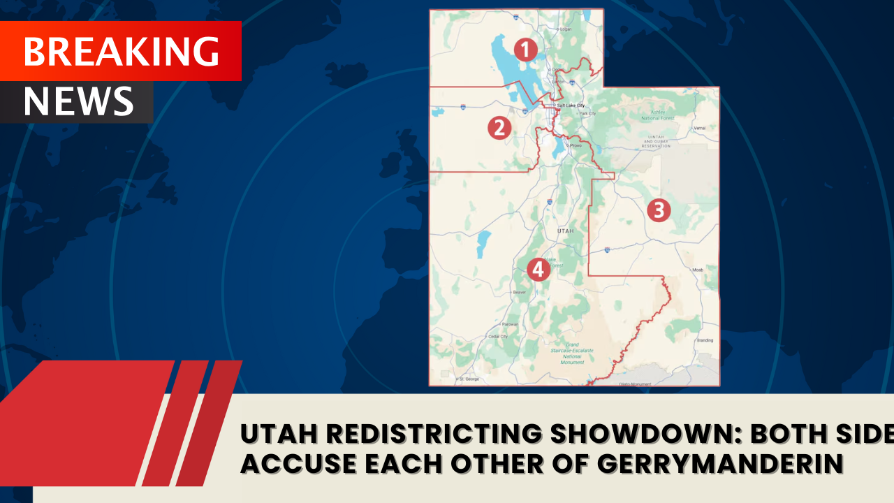You are currently viewing Utah Redistricting Showdown: Both Sides Accuse Each Other of Gerrymanderin