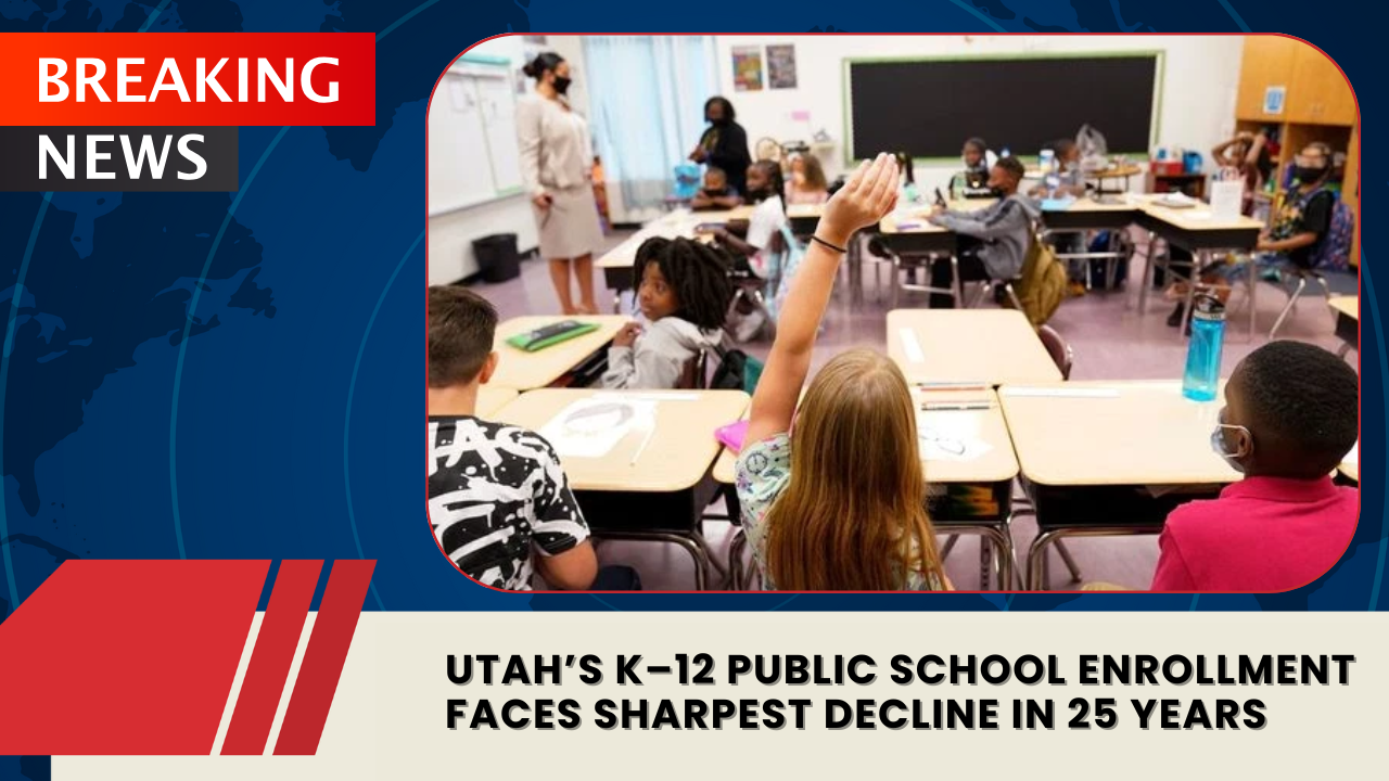 Read more about the article Utah’s K–12 Public School Enrollment Faces Sharpest Decline in 25 Years