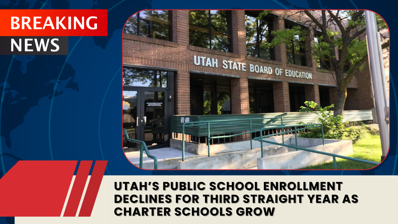You are currently viewing Utah’s Public School Enrollment Declines for Third Straight Year as Charter Schools Grow