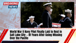 Read more about the article World War II Navy Pilot Finally Laid to Rest in Salt Lake City — 81 Years After Going Missing Over the Pacific