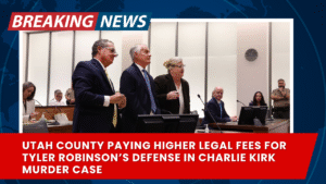 Read more about the article Utah County Paying Higher Legal Fees for Tyler Robinson’s Defense in Charlie Kirk Murder Case
