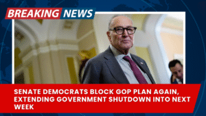 Read more about the article Senate Democrats Block GOP Plan Again, Extending Government Shutdown Into Next Week