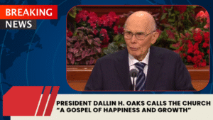 Read more about the article President Dallin H. Oaks: The Church Is “A Gospel of Happiness and Growth”
