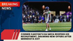 Read more about the article Corner Canyon’s Kai Meza Reopens His Recruitment, Drawing New Offers After Minnesota Exit